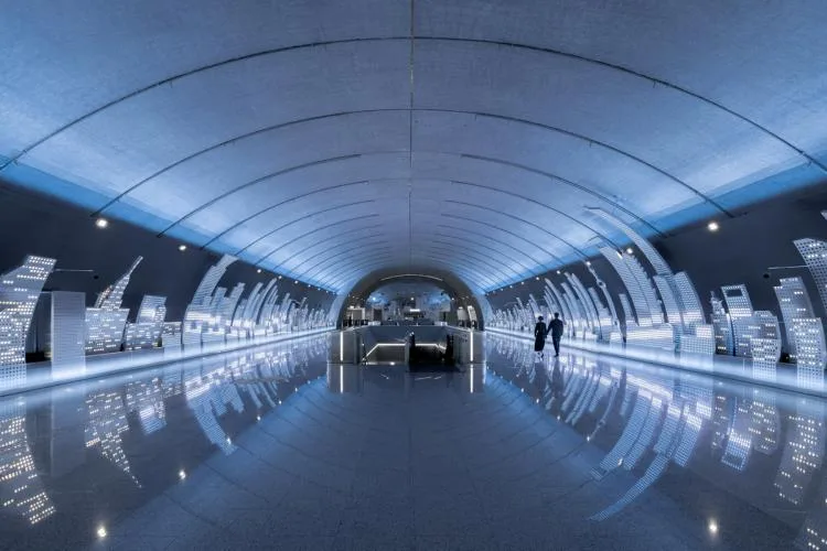 BIM architecture | The most beautiful subway station in Shanghai, have you checked in/Wutopia Lab