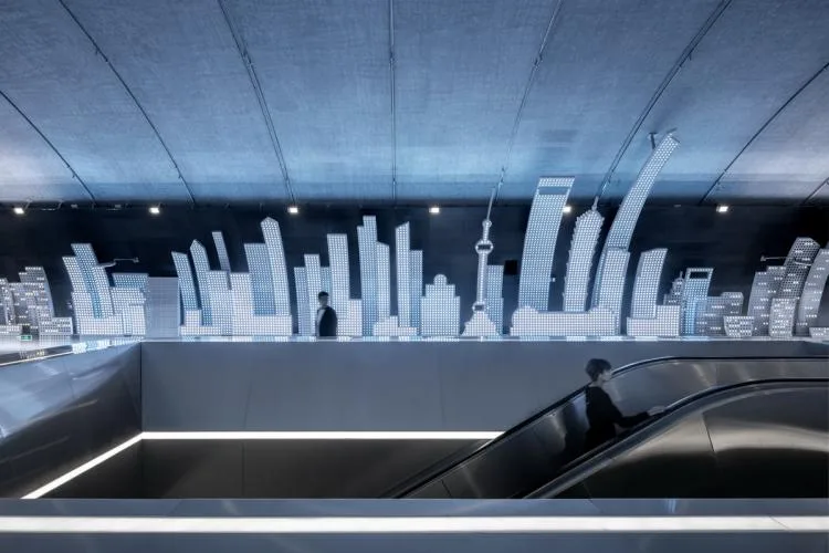 BIM architecture | The most beautiful subway station in Shanghai, have you checked in/Wutopia Lab