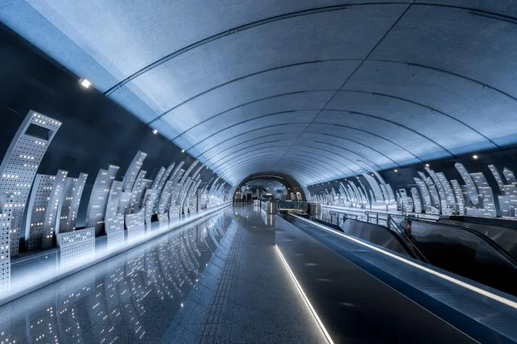 BIM architecture | The most beautiful subway station in Shanghai, have you checked in/Wutopia Lab
