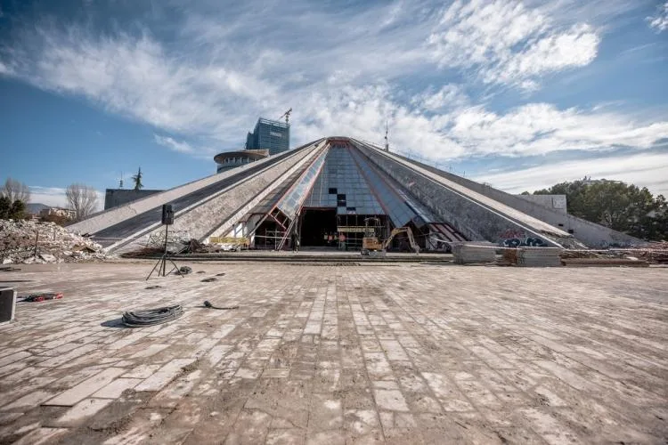 BIM Architecture | MVRDV 'Tirana Pyramid' officially starts construction, Albanian Brutalist Monument renovation