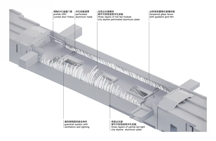 BIM architecture | The most beautiful subway station in Shanghai, have you checked in/Wutopia Lab