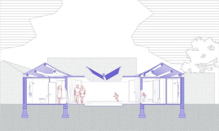 BIM Architecture | 'Quezhe' is a venue regeneration/drama architecture design studio for hutongs and courtyards