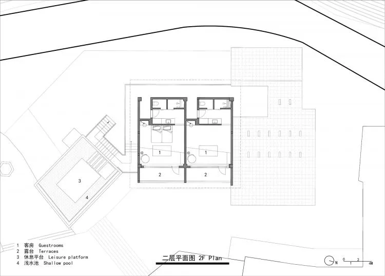 BIM Architecture | Livable and Tourable, Between Half Mountain and Rice Fields: Architectural Design of Bagu Su Ji in Dianjiang, Chongqing/Sanwen Architecture