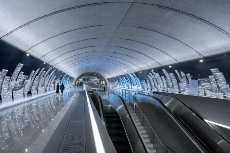 BIM architecture | The most beautiful subway station in Shanghai, have you checked in/Wutopia Lab