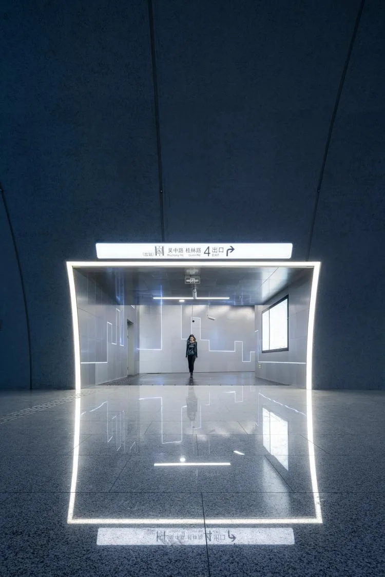BIM architecture | The most beautiful subway station in Shanghai, have you checked in/Wutopia Lab