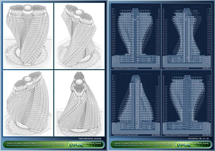 BIM Architecture | Taozhu Hidden Garden, Anti Global Warming+Low Carbon Ecological Housing/Vincent Callebaut Architects