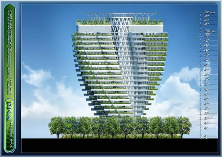 BIM Architecture | Taozhu Hidden Garden, Anti Global Warming+Low Carbon Ecological Housing/Vincent Callebaut Architects