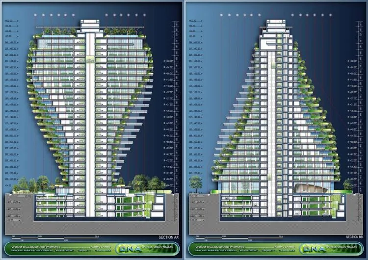 BIM Architecture | Taozhu Hidden Garden, Anti Global Warming+Low Carbon Ecological Housing/Vincent Callebaut Architects