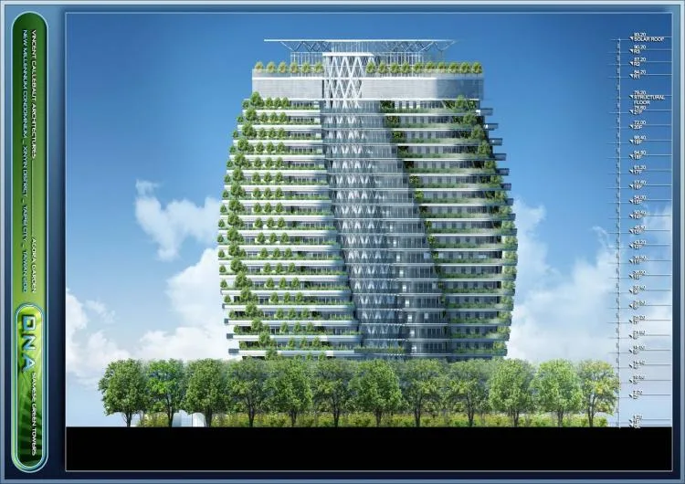 BIM Architecture | Taozhu Hidden Garden, Anti Global Warming+Low Carbon Ecological Housing/Vincent Callebaut Architects