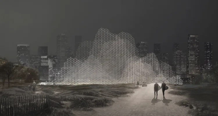 BIM Architecture | 2020 Benchmark Cup Third Prize | Traditional Wooden Structure Interprets Chinese Super Residence, Prefabricated Modules Solve the Difficulties of Epidemic Housing