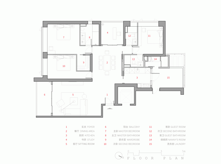 BIM Architecture | Urban Vacation Home - A Home for Physical and Mental Peace/LUKSTUDIO Studio