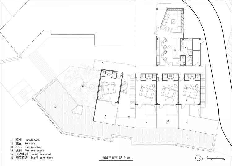 BIM Architecture | Livable and Tourable, Between Half Mountain and Rice Fields: Architectural Design of Bagu Su Ji in Dianjiang, Chongqing/Sanwen Architecture