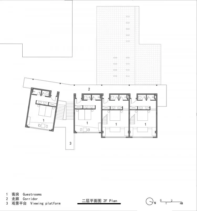 BIM Architecture | Livable and Tourable, Between Half Mountain and Rice Fields: Architectural Design of Bagu Su Ji in Dianjiang, Chongqing/Sanwen Architecture