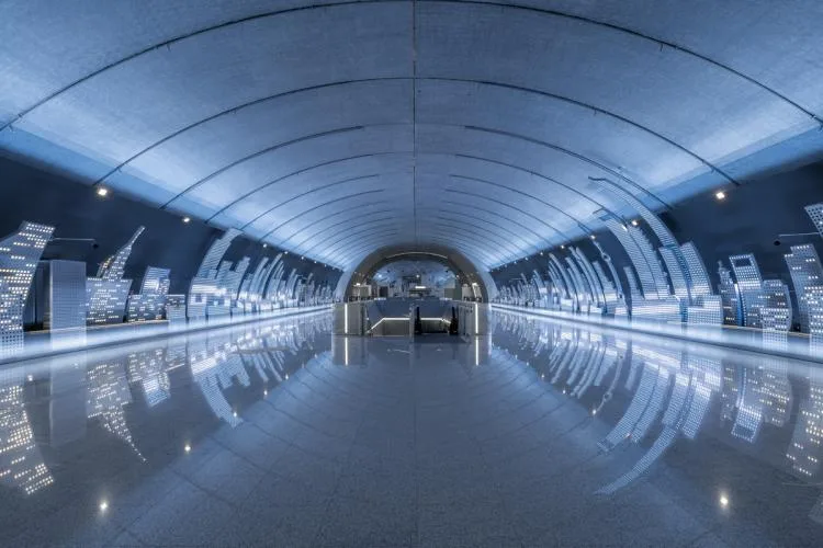 BIM architecture | The most beautiful subway station in Shanghai, have you checked in/Wutopia Lab