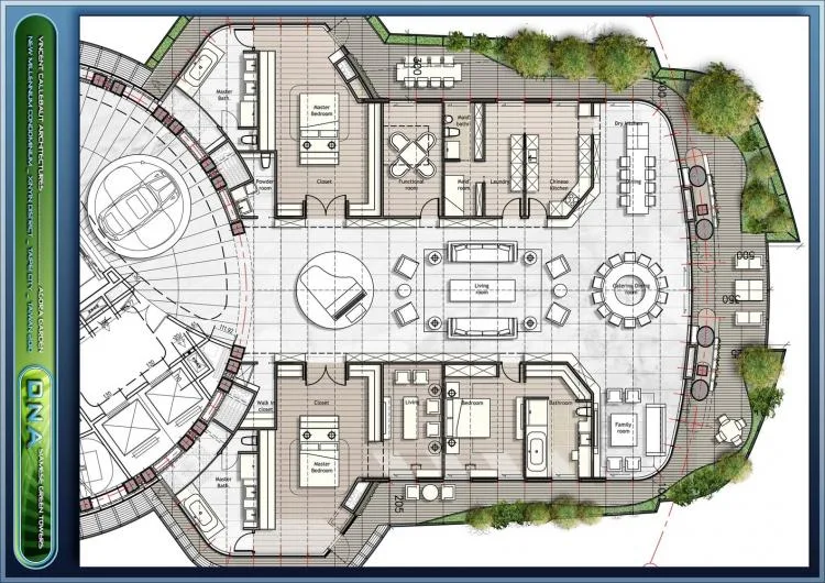 BIM Architecture | Taozhu Hidden Garden, Anti Global Warming+Low Carbon Ecological Housing/Vincent Callebaut Architects