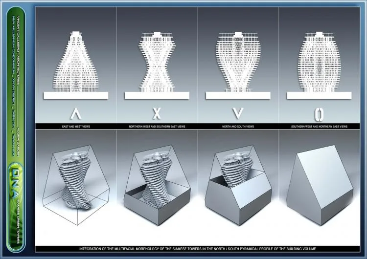 BIM Architecture | Taozhu Hidden Garden, Anti Global Warming+Low Carbon Ecological Housing/Vincent Callebaut Architects