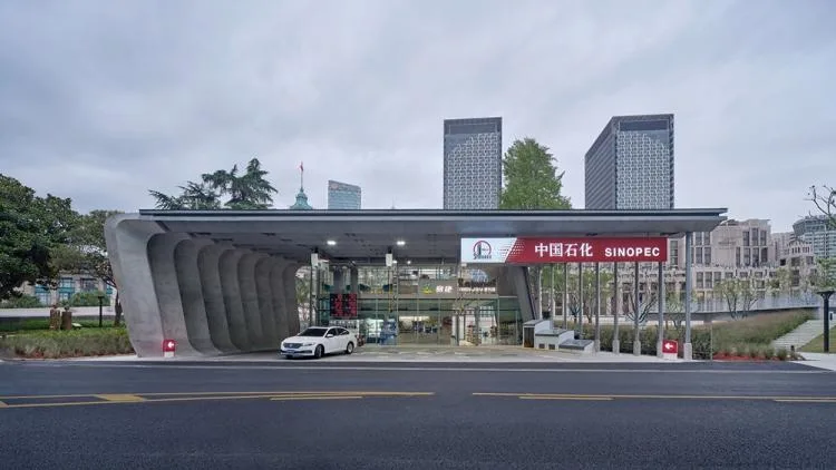 BIM Architecture | Shanghai Suzhou River Sinopec Gas Station Renovation/Tongji Original Design Studio