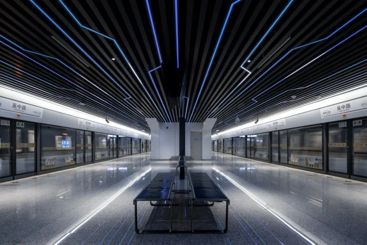 BIM architecture | The most beautiful subway station in Shanghai, have you checked in/Wutopia Lab