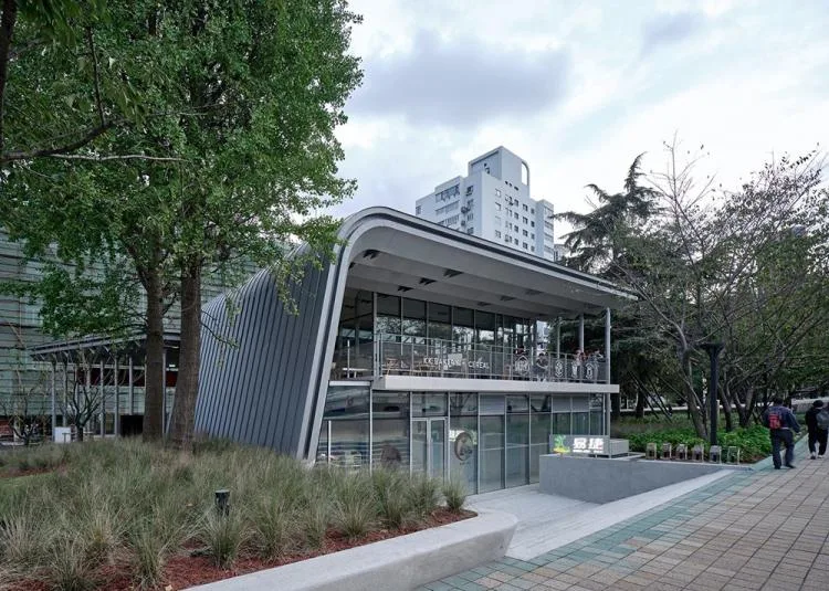 BIM Architecture | Shanghai Suzhou River Sinopec Gas Station Renovation/Tongji Original Design Studio