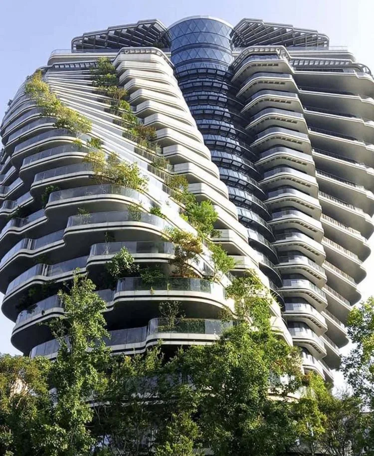 BIM Architecture | Taozhu Hidden Garden, Anti Global Warming+Low Carbon Ecological Housing/Vincent Callebaut Architects