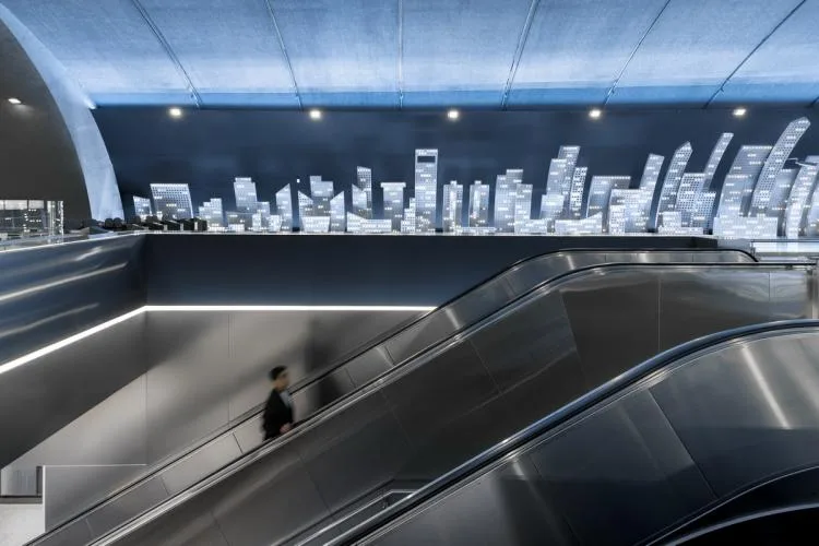 BIM architecture | The most beautiful subway station in Shanghai, have you checked in/Wutopia Lab