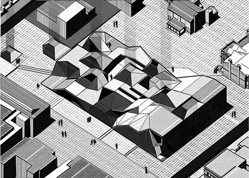 BIM Architecture | 2020 Newcomer Competition TOP 2 | Academic Textbook Level Folding Roof Art Museum