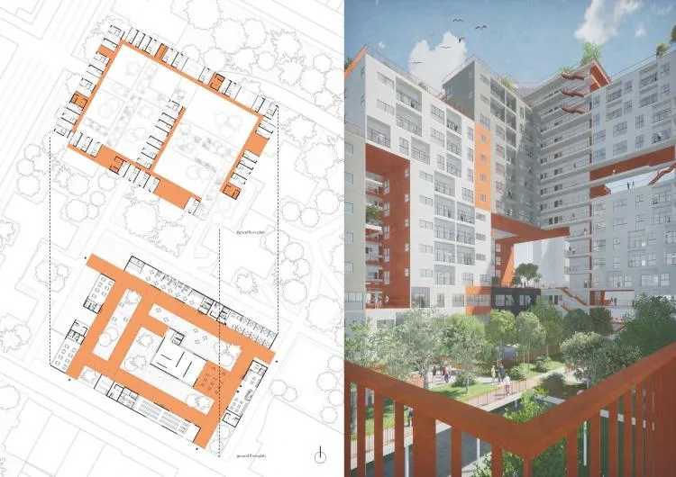 BIM Architecture | The Future of Residential Buildings - Before and After the Pandemic | 2021 Paper Residential Building International Competition Results