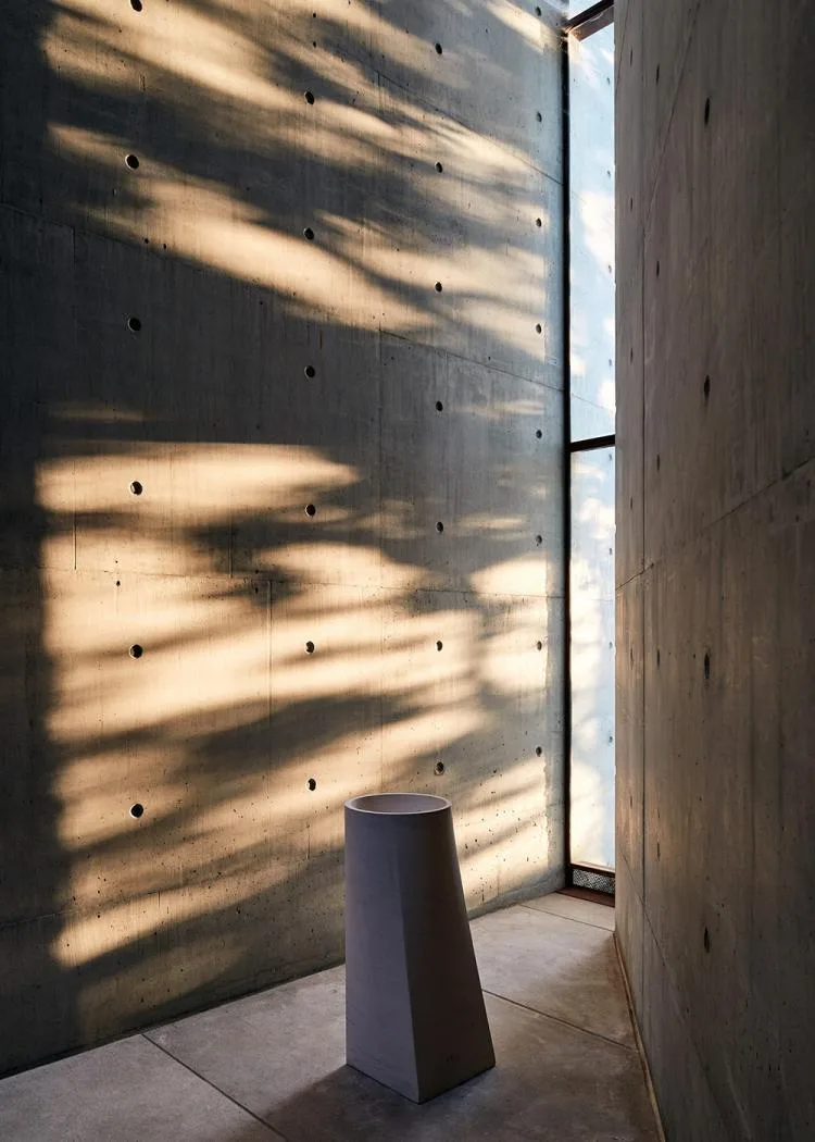 BIM Architecture | A concrete chapel nestled in the woods, serene, elegant, and full of natural atmosphere, by Nicholas Burns, Portugal