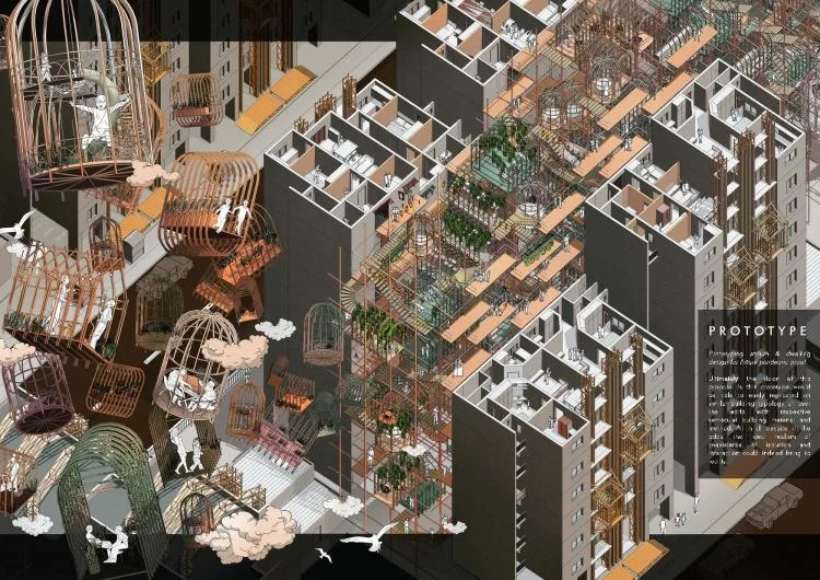 BIM Architecture | The Future of Residential Buildings - Before and After the Pandemic | 2021 Paper Residential Building International Competition Results