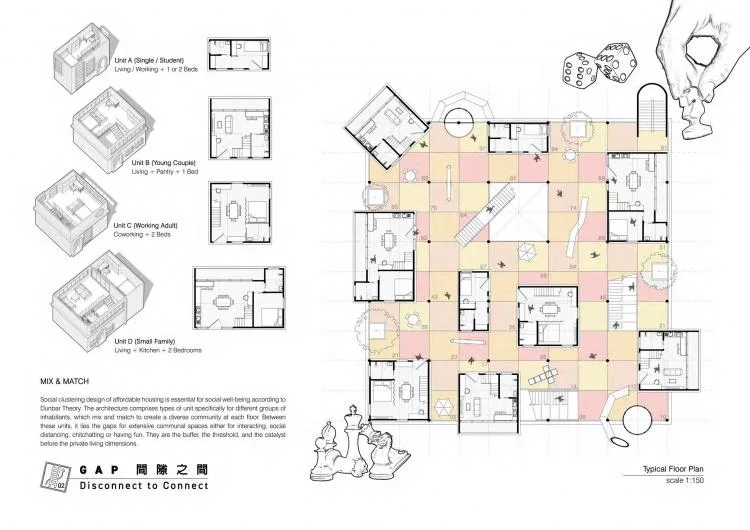 BIM Architecture | The Future of Residential Buildings - Before and After the Pandemic | 2021 Paper Residential Building International Competition Results