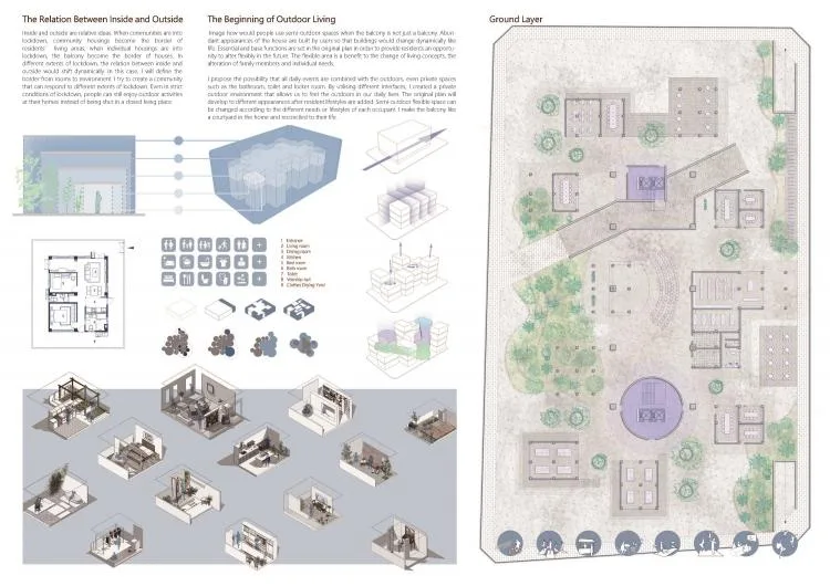 BIM Architecture | The Future of Residential Buildings - Before and After the Pandemic | 2021 Paper Residential Building International Competition Results