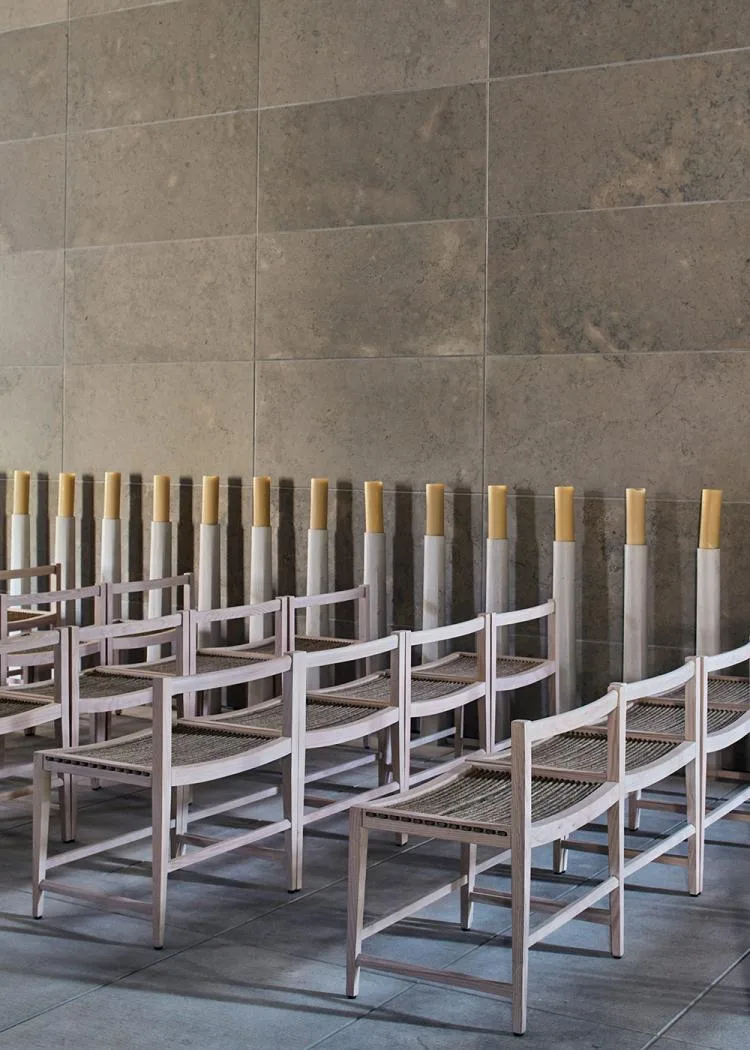 BIM Architecture | A concrete chapel nestled in the woods, serene, elegant, and full of natural atmosphere, by Nicholas Burns, Portugal