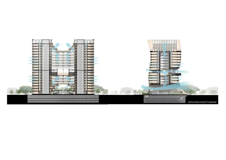 BIM Architecture | Sindhorn Kempinski Hotel, Dancing in Urban Green Space/Plan Architect