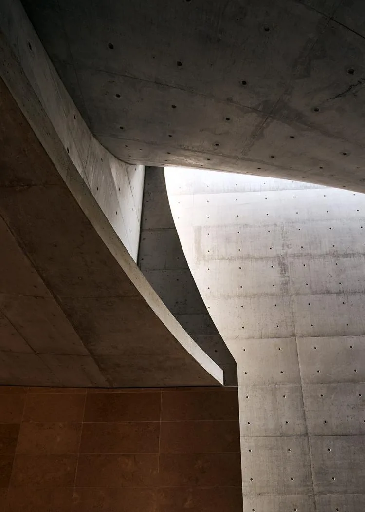 BIM Architecture | A concrete chapel nestled in the woods, serene, elegant, and full of natural atmosphere, by Nicholas Burns, Portugal