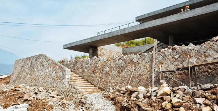 BIM Architecture | Defined Landscape: Fishing Village Tea House/Meng Fanhao - ad x line+