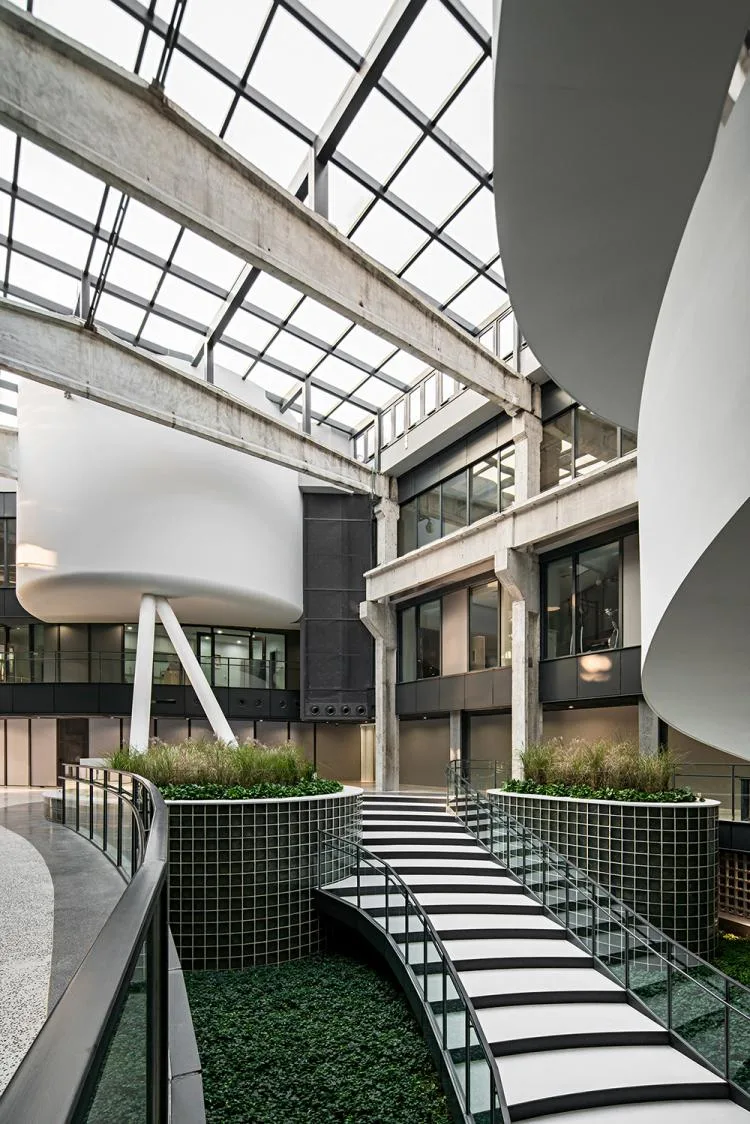 BIM Architecture | Old Factory Turning into New Garden - Zhongguancun Digital Innovation Industry Base/QUCESS Stone Cleaning Design