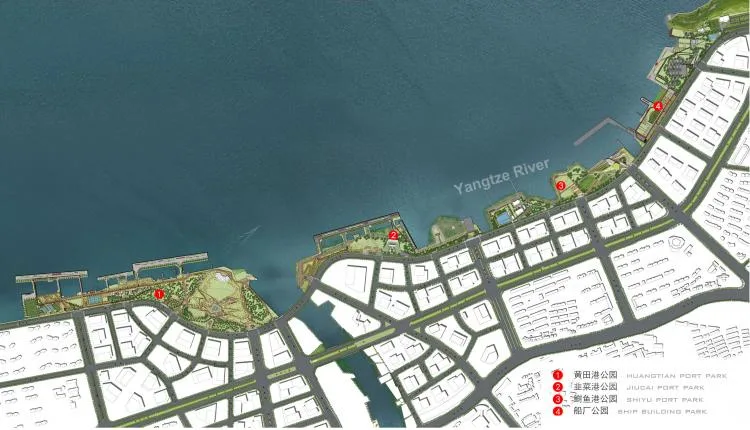 BIM Architecture | Jiangyin Binjiang Park China, Jiangsu/BAU Architecture and Urban Design Firm