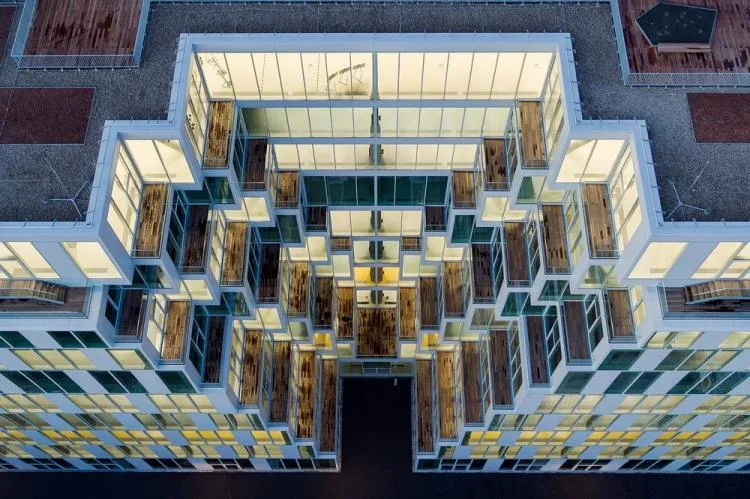 BIM Architecture | Progressive Facade, Berlin Overtown Complex UP! Berlin/JASPER Architects