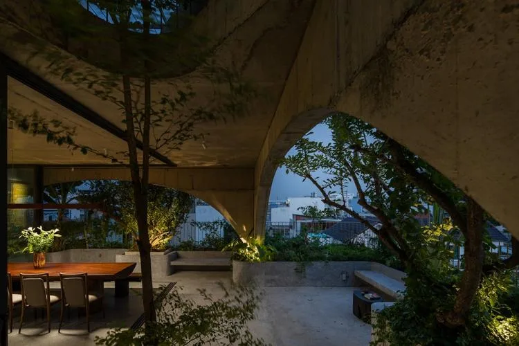 BIM Architecture | Ho Chi Minh City Flower Lady's Home, a cluster of natural green in the original/H.2