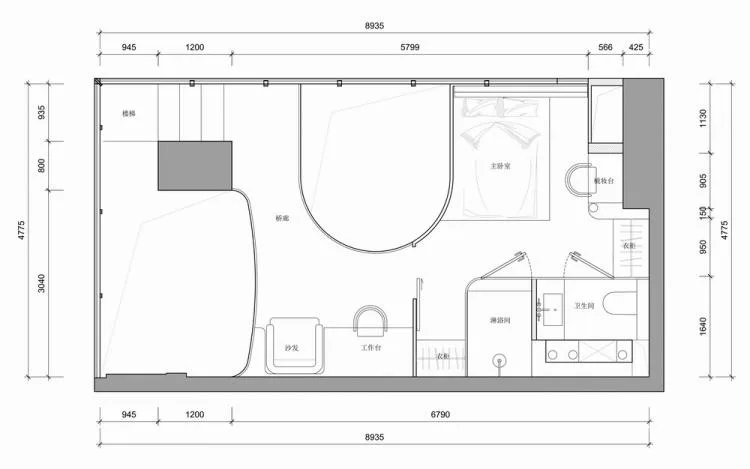 BIM Architecture | Bridge House Loft Commercial and Residential Apartment/Theater Architecture Design