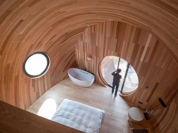 BIM architecture | Seed wooden houses/fallow buildings