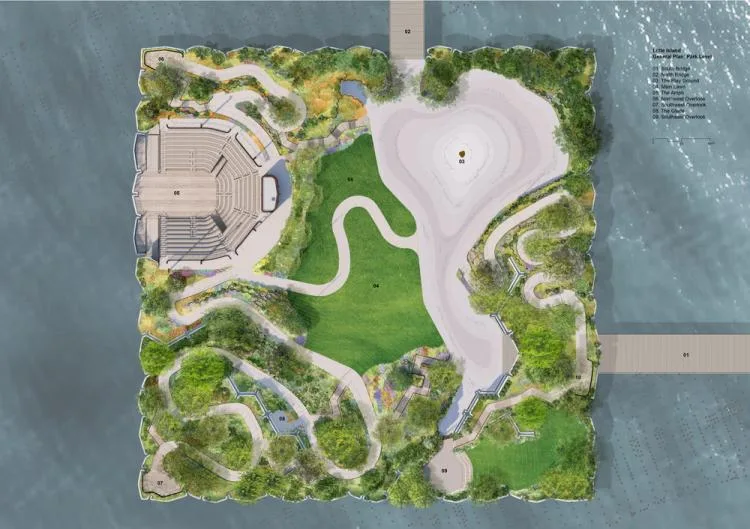 BIM Architecture | Genius Architect Heatherwick's New Work: Hudson River Island Park/Heatherwick Studio