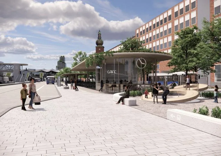 BIM Architecture | Integrated Transportation Hub/BIG with One Leaf Roof