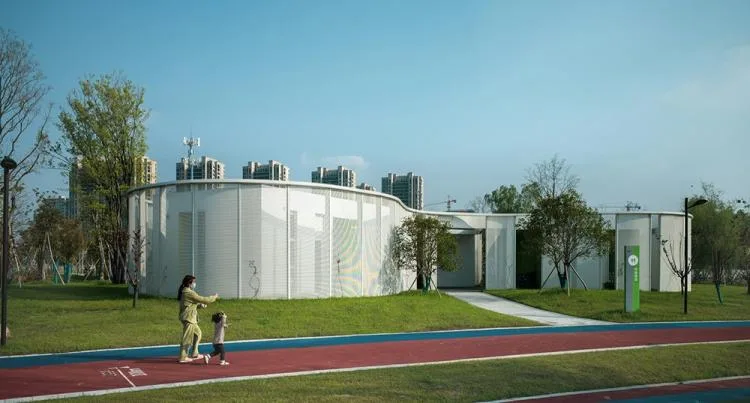 BIM Architecture | Rest Station/Landscape Design of Linping Sports Park