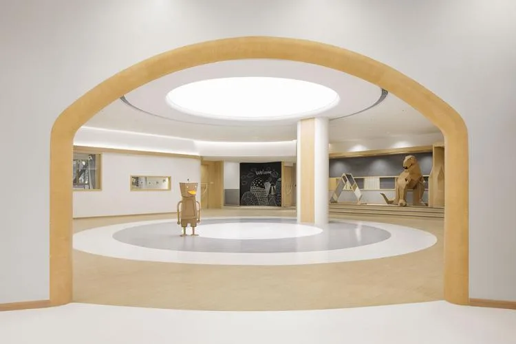 BIM Architecture | Guancui International Kindergarten, Open Children's Exploration Teaching Space/VMDPE Roundway Design