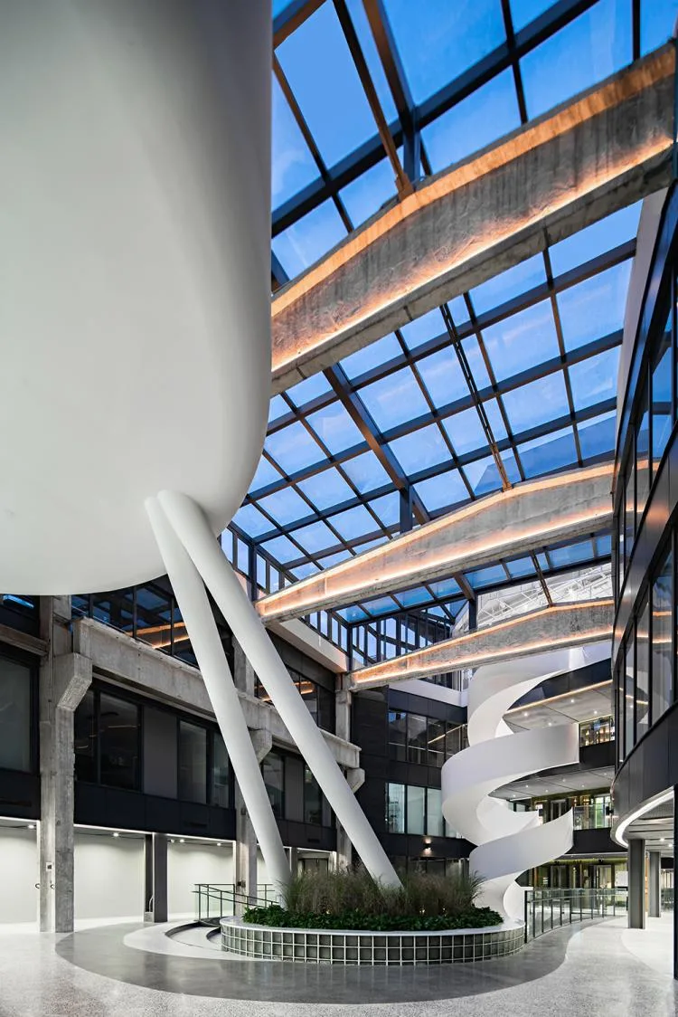 BIM Architecture | Old Factory Turning into New Garden - Zhongguancun Digital Innovation Industry Base/QUCESS Stone Cleaning Design
