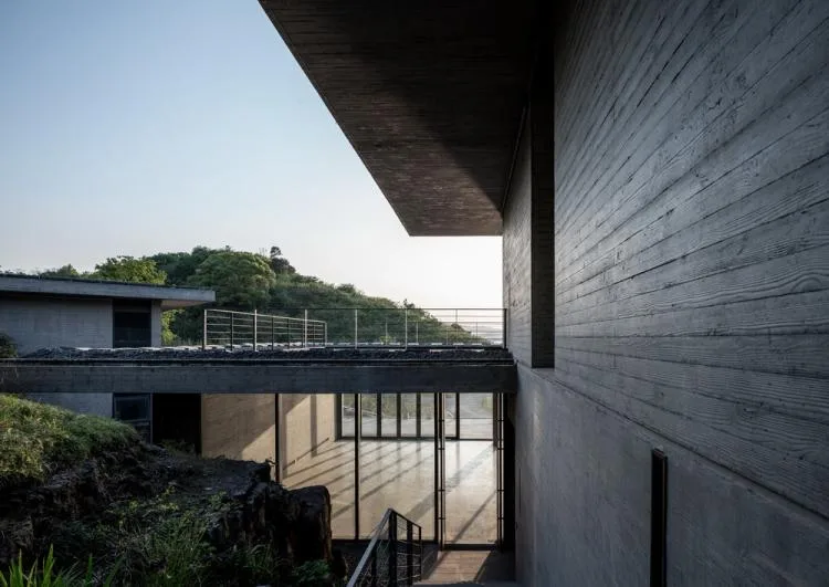 BIM Architecture | Defined Landscape: Fishing Village Tea House/Meng Fanhao - ad x line+