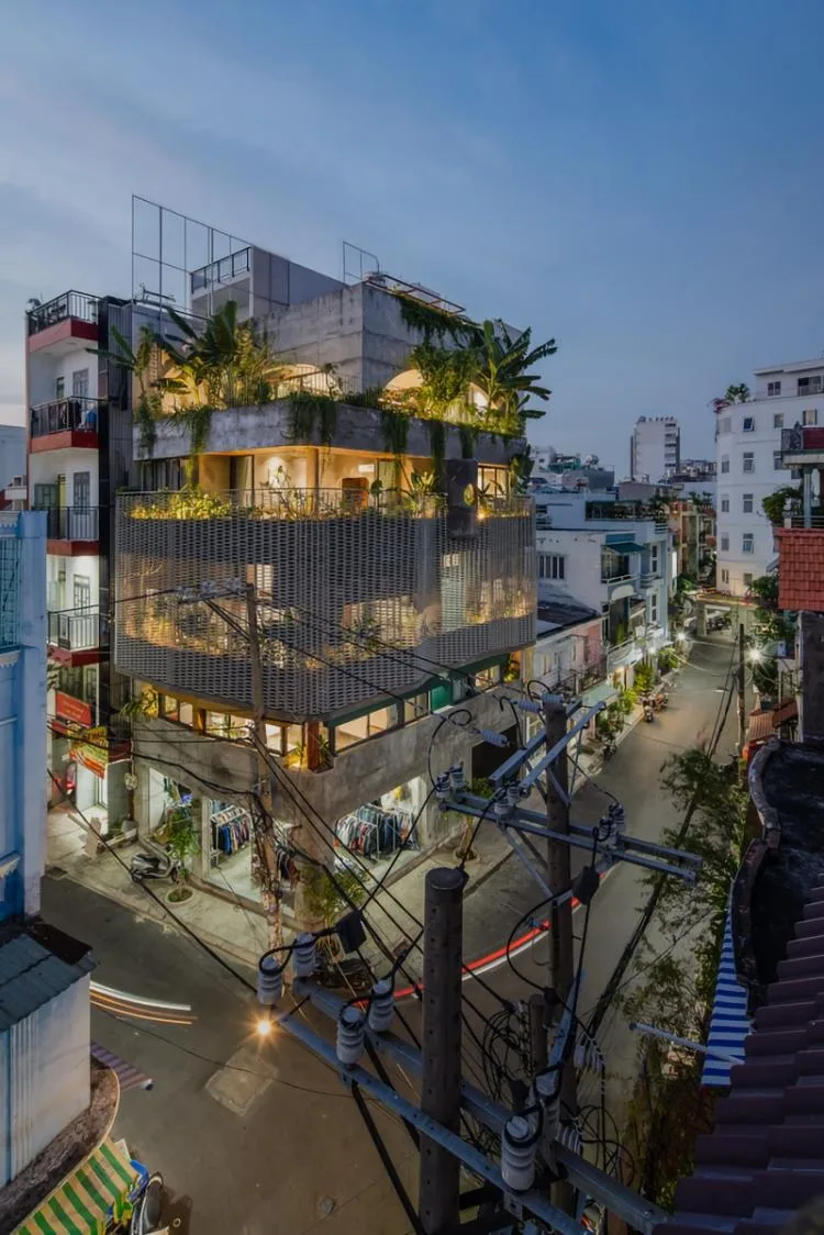 BIM Architecture | Ho Chi Minh City Flower Lady's Home, a cluster of natural green in the original/H.2