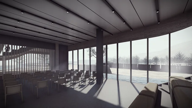 BIM Architecture | Rui'an Huling Hot Spring Exhibition Hall/Zhongsheng Design Group Co., Ltd. - Wu Yanwei Design Studio