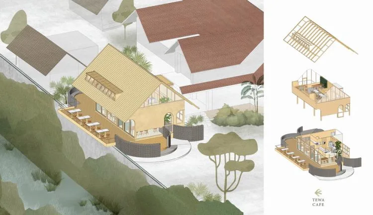 BIM Architecture | Ayutthayeva Cafe/BodinChapa Architects